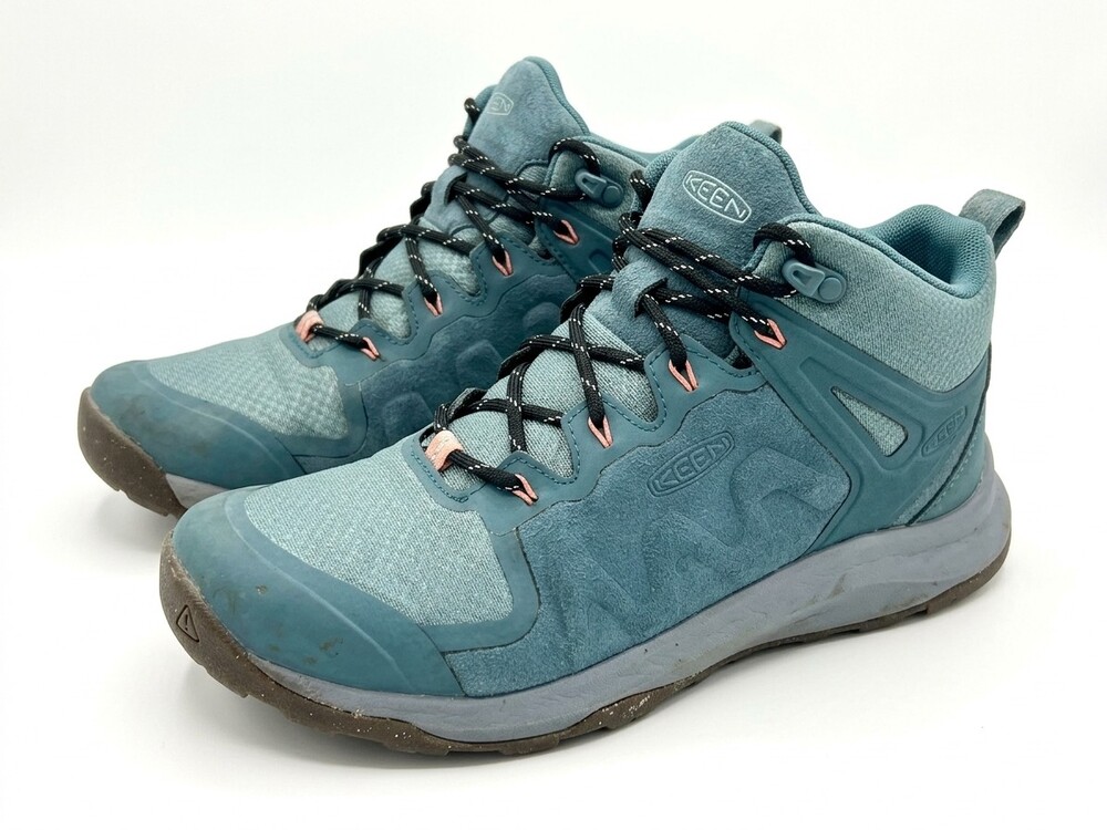 Keen KonnectFit Explore Mid Hiking Boots Womens Size 8 Chinois Green Waterproof